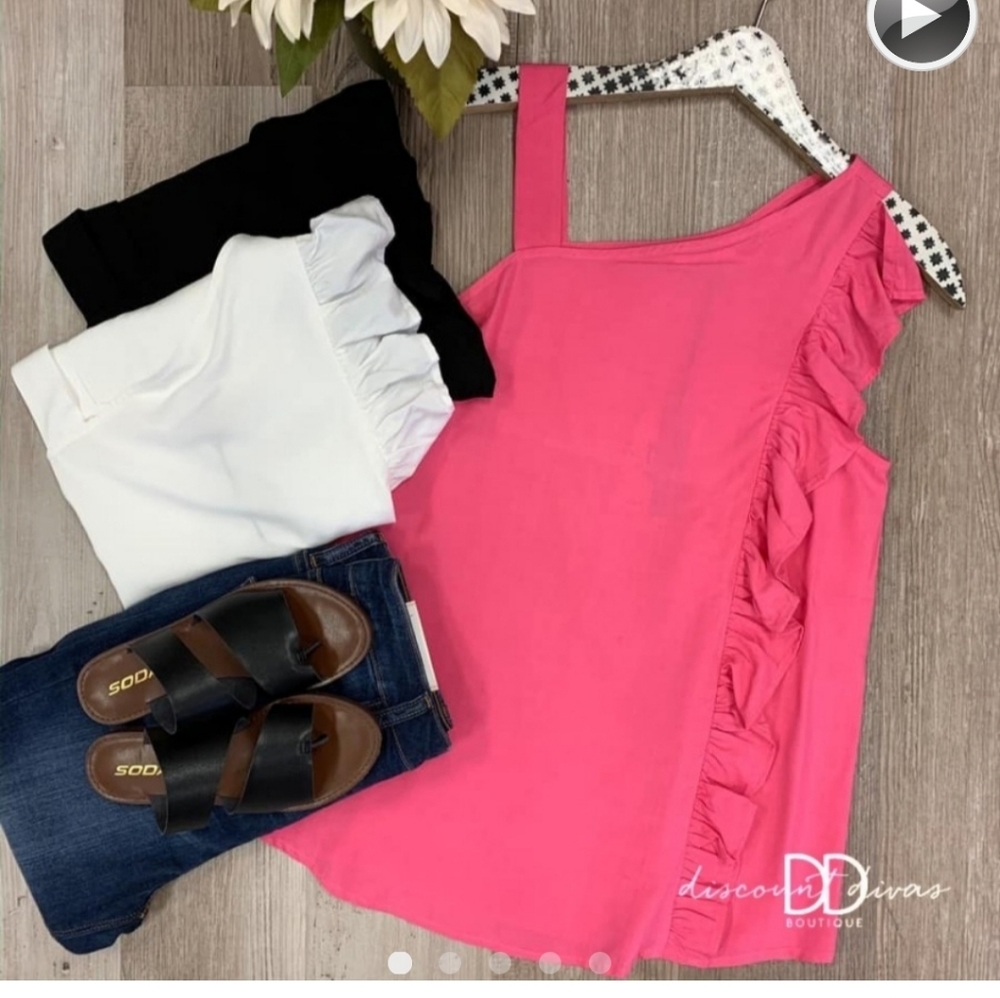 Ruffle tank top